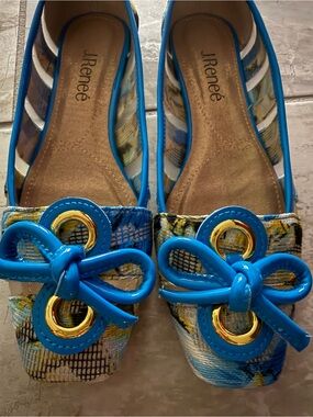 J. RENÉE Edie Colorful Ballet Flats Womens Shoes